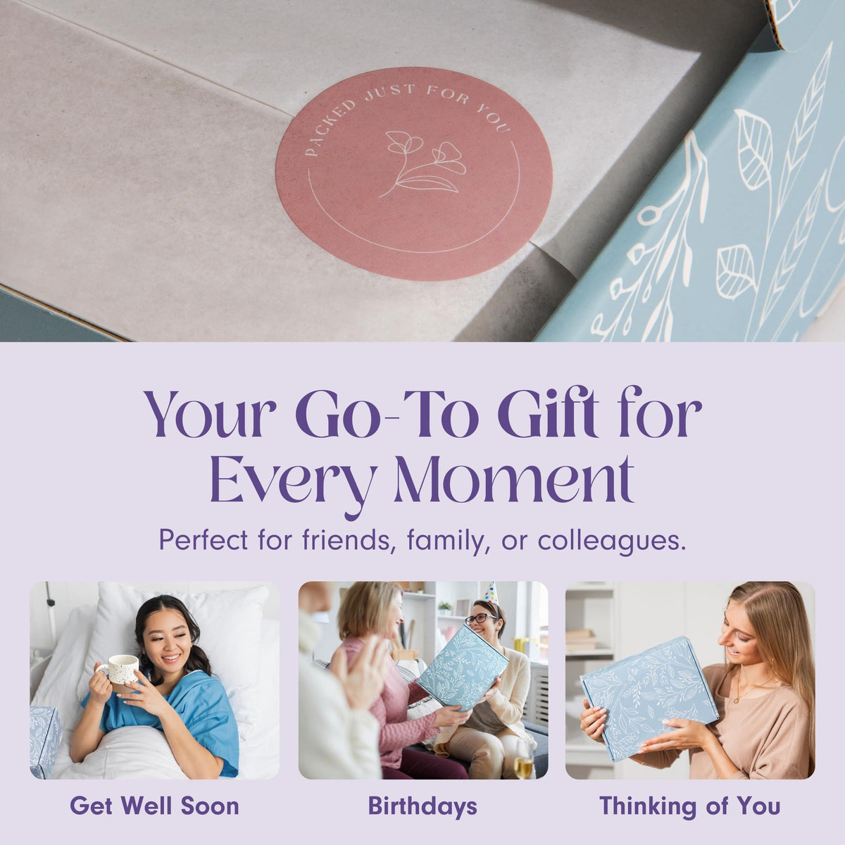 Lavender spa gift box, view 6