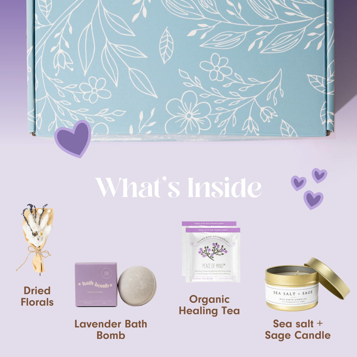 Lavender spa gift box, view 3