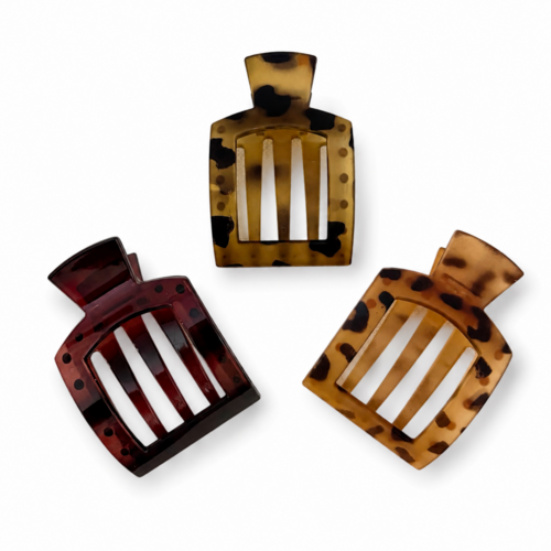Flat claw clip set of 3, view 3