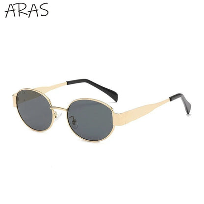Stylish oval sunglasses