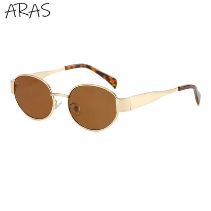 Stylish oval sunglasses