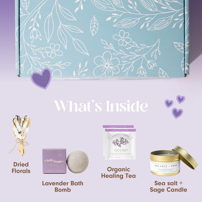 Lavender spa gift box, view 3
